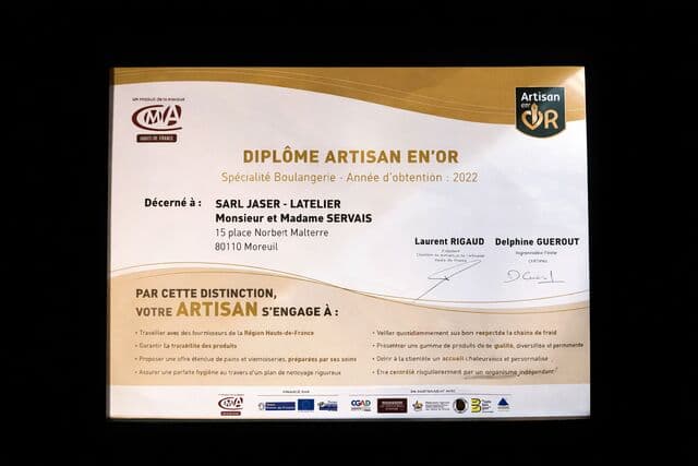 Artisan en Or — Boulangerie