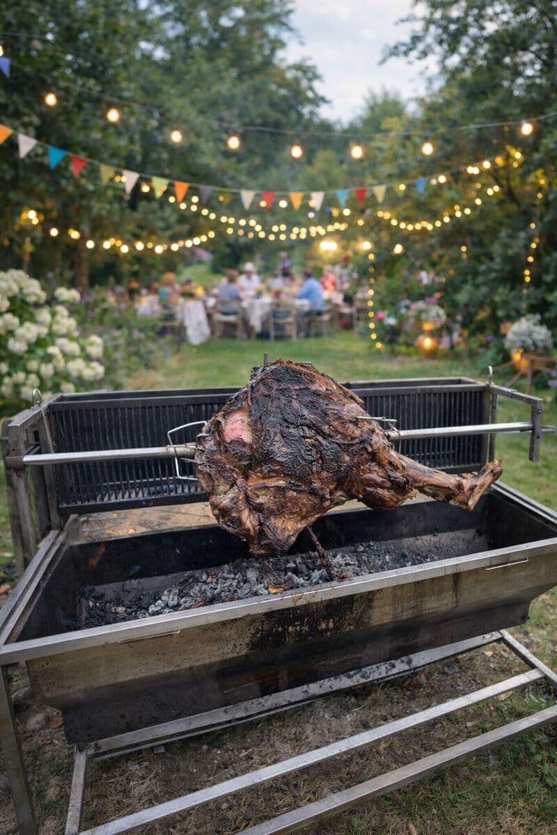 Rôtisserie cuisse de boeuf